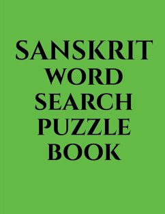 Cover SANSKRIT word search puzzle book