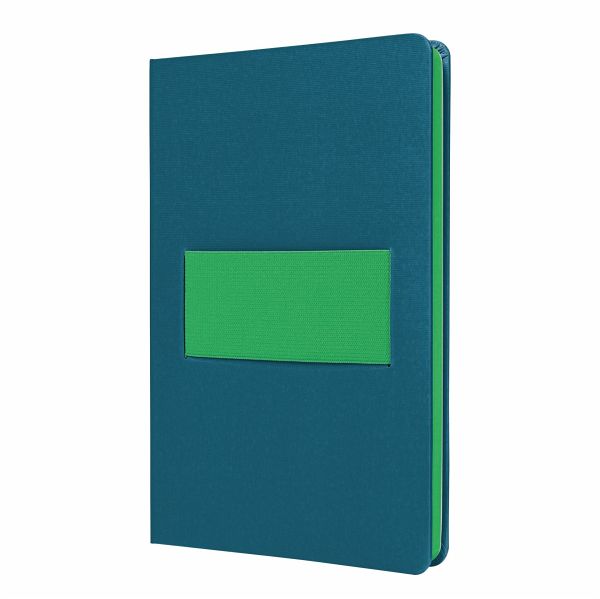 Notizbuch Linescape A5 mittelblau/neon-grün Notizbuch Linescape A5 mittelblau/neon-grün