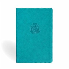 Cover NASB Giant Print Reference Bible, Teal Leathertouch