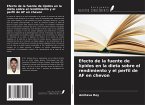 Efecto de la fuente de lípidos en la dieta sobre el rendimiento y el perfil de AF en chevon