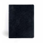 CSB Study Bible, Large Print, Digital Study Edition, Black Leathertouch, Indexed