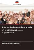 Rôle du Parlement dans la paix et la réintégration en Afghanistan
