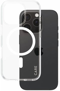 Cover CARE by PanzerGlass Flagship Case Transp. WH MagSafe iP 16 P