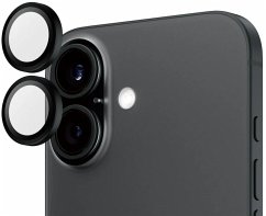 Cover PanzerGlass Hoops Black Camera Lens Protector iP 16 16 Plus