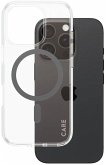 CARE by PanzerGlass Flagship Case Transp. BK MagSafe iP 16 P CARE by PanzerGlass Flagship Case Transp. BK MagSafe iP 16 P