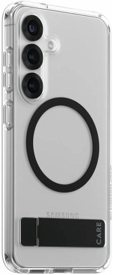 Cover CARE by PanzerGlass Case Transp Bl Kickstand Qi S25
