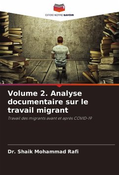 Cover Volume 2. Analyse documentaire sur le travail migrant