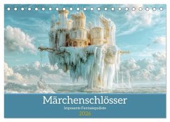 Märchenschlösser - Imposante Fantasiepaläste (Tischkalender 2026 DIN A5 quer), CALVENDO Monatskalender