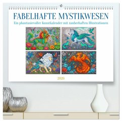 Fabelhafte Mystikwesen (hochwertiger Premium Wandkalender 2026 DIN A2 quer), Kunstdruck in Hochglanz Fabelhafte Mystikwesen (hochwertiger Premium Wandkalender 2026 DIN A2 quer), Kunstdruck in Hochglanz