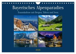 Cover Bayerisches Alpenparadies (Wandkalender 2026 DIN A4 quer), CALVENDO Monatskalender