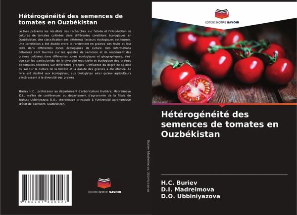Hétérogénéité des semences de tomates en Ouzbékistan Hétérogénéité des semences de tomates en Ouzbékistan