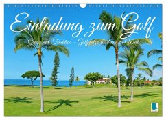 Cover Einladung zum Golf (Wandkalender 2026 DIN A3 quer), CALVENDO Monatskalender