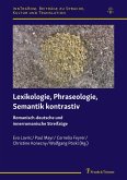 Lexikologie, Phraseologie, Semantik kontrastiv Lexikologie, Phraseologie, Semantik kontrastiv