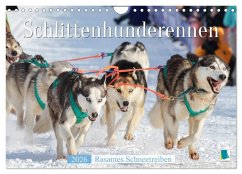 Schlittenhunderennen: Rasantes Schneetreiben (Wandkalender 2026 DIN A4 quer), CALVENDO Monatskalender Schlittenhunderennen: Rasantes Schneetreiben (Wandkalender 2026 DIN A4 quer), CALVENDO Monatskalender