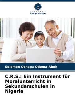Cover C.R.S.: Ein Instrument für Moralunterricht in Sekundarschulen in Nigeria