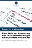 Eine Skala zur Bewertung des Unternehmensimages einer privaten Universität Eine Skala zur Bewertung des Unternehmensimages einer privaten Universität