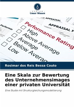 Cover Eine Skala zur Bewertung des Unternehmensimages einer privaten Universität