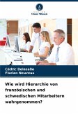 Wie wird Hierarchie von französischen und schwedischen Mitarbeitern wahrgenommen? Wie wird Hierarchie von französischen und schwedischen Mitarbeitern wahrgenommen?