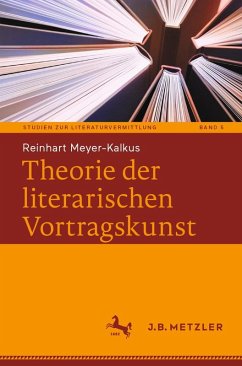 Cover Theorie der literarischen Vortragskunst