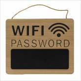 Holzschild WIFI Password