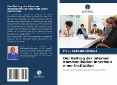 Cover Der Beitrag der internen Kommunikation innerhalb einer Institution