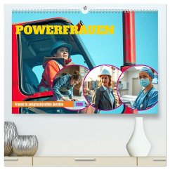 Cover Powerfrauen - Frauen in anspruchsvollen Berufen (hochwertiger Premium Wandkalender 2026 DIN A2 quer), Kunstdruck in Hochglanz