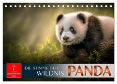 Panda - die Stimme der Wildnis (Tischkalender 2026 DIN A5 quer), CALVENDO Monatskalender Panda - die Stimme der Wildnis (Tischkalender 2026 DIN A5 quer), CALVENDO Monatskalender