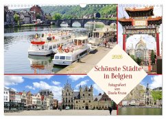 Schönste Städte in Belgien (Wandkalender 2026 DIN A3 quer), CALVENDO Monatskalender