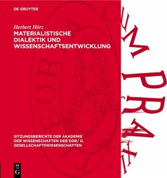 Materialistische Dialektik und Wissenschaftsentwicklung (eBook, PDF) - Hörz, Herbert