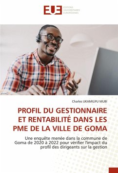 Cover PROFIL DU GESTIONNAIRE ET RENTABILITÉ DANS LES PME DE LA VILLE DE GOMA