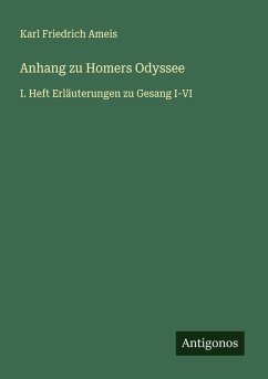Cover Anhang zu Homers Odyssee