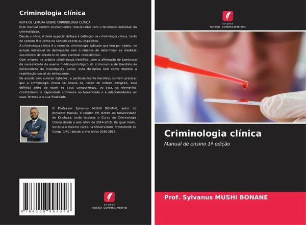 Criminologia clínica Criminologia clínica