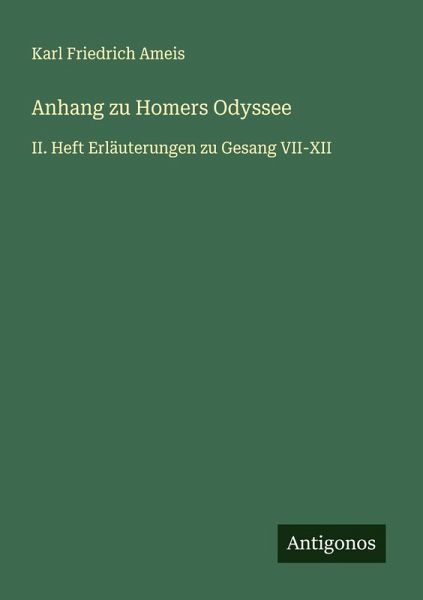 Anhang zu Homers Odyssee
