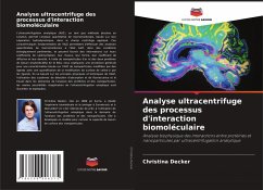 Cover Analyse ultracentrifuge des processus d'interaction biomoléculaire