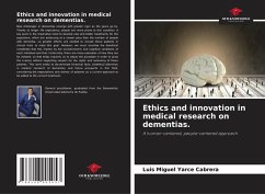 Cover Ethics and innovation in medical research on dementias.