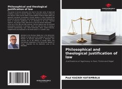 Cover Philosophical and theological justification of law