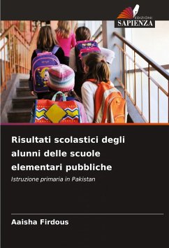 Cover Risultati scolastici degli alunni delle scuole elementari pubbliche