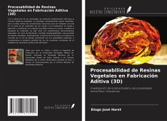Cover Procesabilidad de Resinas Vegetales en Fabricación Aditiva (3D)