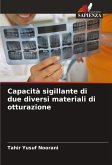 Capacità sigillante di due diversi materiali di otturazione