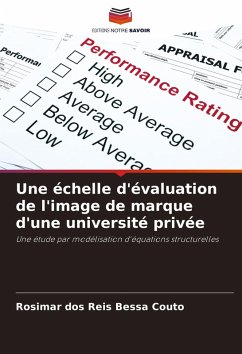 Une échelle d'évaluation de l'image de marque d'une université privée Cover Une échelle d'évaluation de l'image de marque d'une université privée