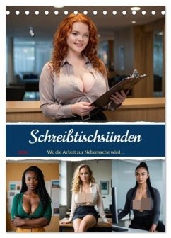 Schreibtischsünden (Tischkalender 2026 DIN A5 hoch), CALVENDO Monatskalender