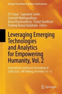 Cover Leveraging Emerging Technologies and Analytics for Empowering Humanity, Vol. 2
