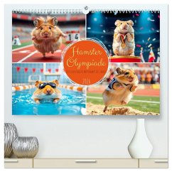 Cover Hamster Olympiade - Der flauschigste Wettkampf des Jahres (hochwertiger Premium Wandkalender 2026 DIN A2 quer), Kunstdruck in Hochglanz