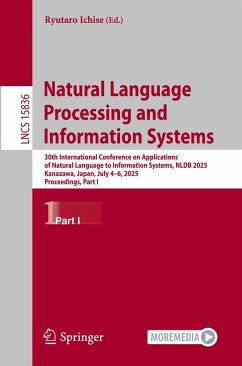 Cover Natural Language Processing and Information Systems