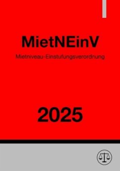Mietniveau-Einstufungsverordnung - MietNEinV 2025 Cover Mietniveau-Einstufungsverordnung - MietNEinV 2025