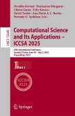 Computational Science and Its Applications - ICCSA 2025