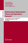 Mathematical Optimization Theory and Operations Research Mathematical Optimization Theory and Operations Research