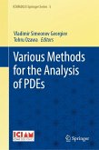 Various Methods for the Analysis of Pdes Various Methods for the Analysis of Pdes
