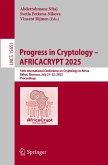 Progress in Cryptology - AFRICACRYPT 2025
