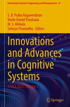 Innovations and Advances in Cognitive Systems